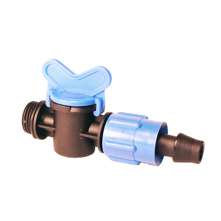 Conector cu robinet cap filetat ½” x bandă 22.5mm 250buc