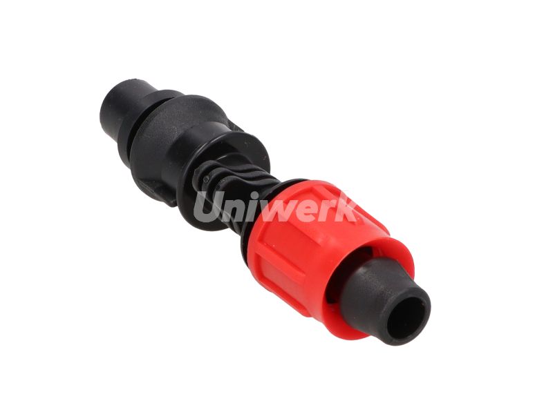 Conector cu garnitura de cauciuc pentru teava plastic x banda 16,5mm